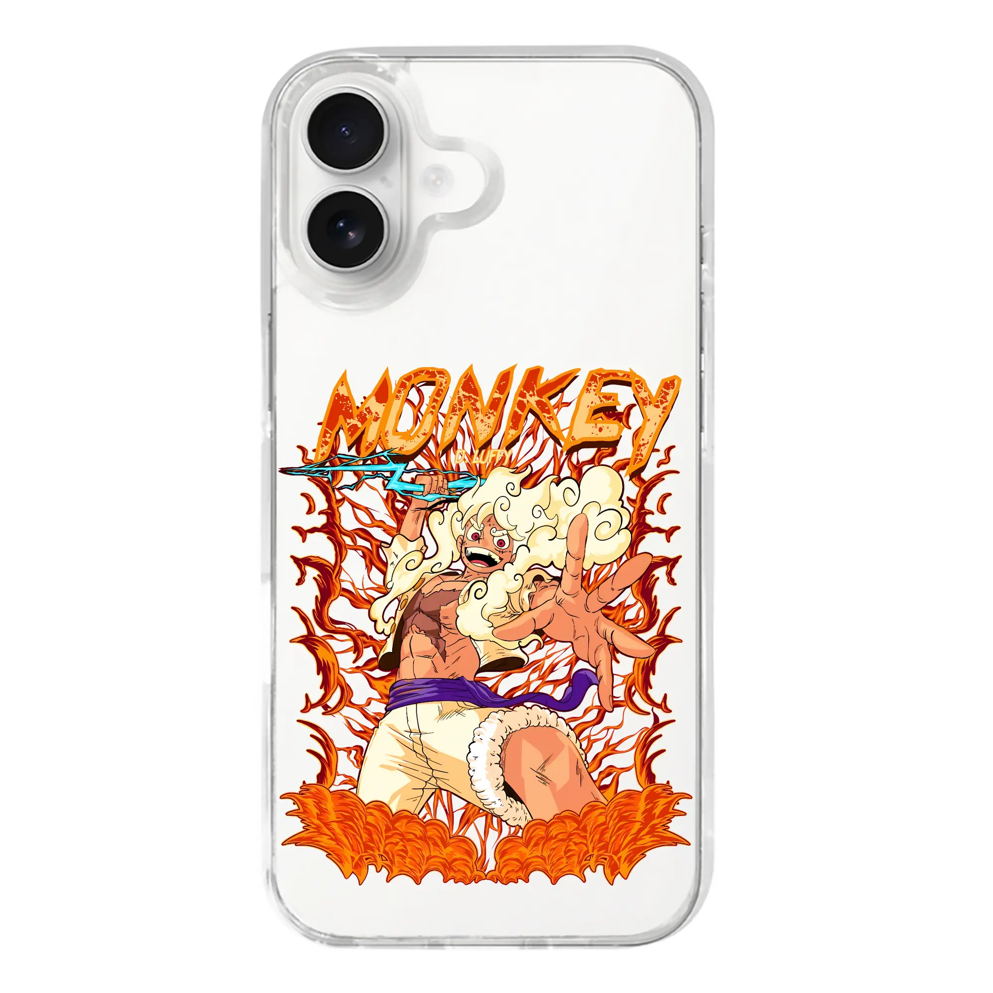 ワンピース グッズ モンキー・D・ルフィ - iPhone 17シリーズ 透明スマホケース – 薄型・耐衝撃・精密フィット保護カバー